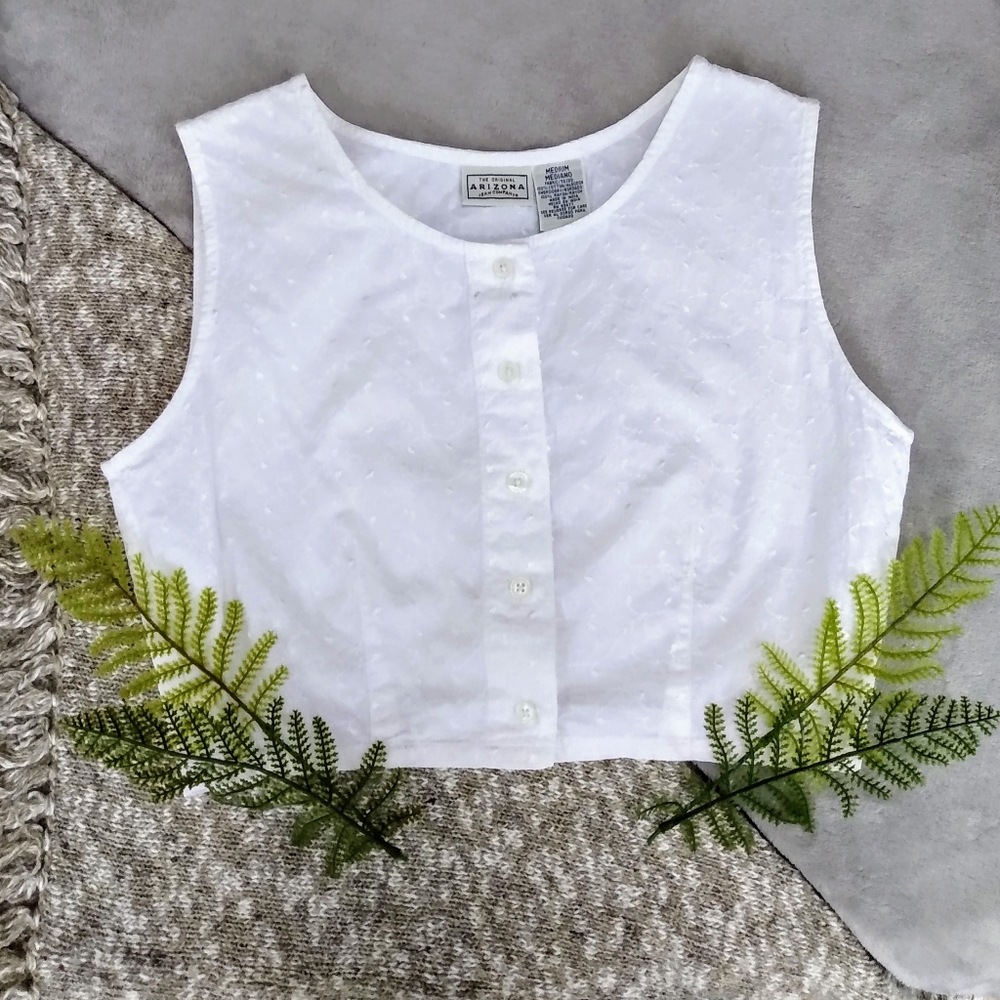 Vintage Arizona Jean Company Embroidered Crop Top - Picture 3 of 7